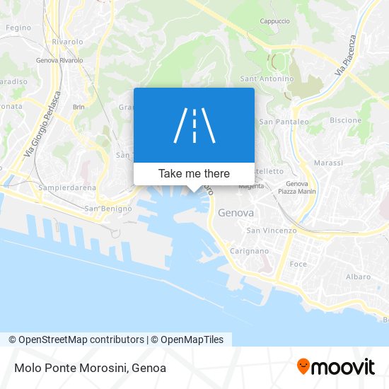 Molo Ponte Morosini map