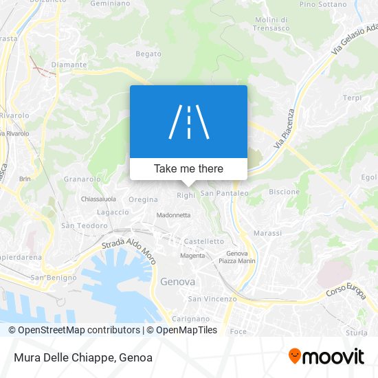 Mura Delle Chiappe map