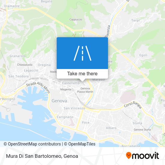 Mura Di San Bartolomeo map