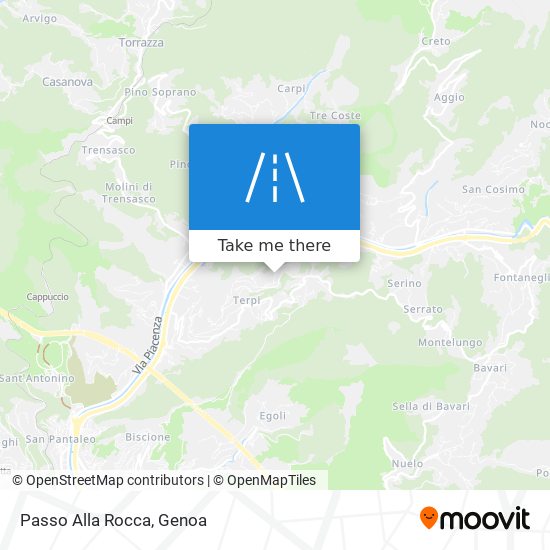 Passo Alla Rocca map
