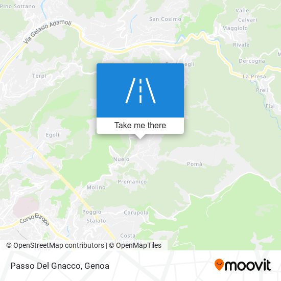 Passo Del Gnacco map