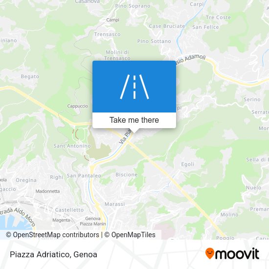 Piazza Adriatico map