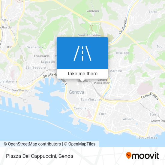 Piazza Dei Cappuccini map