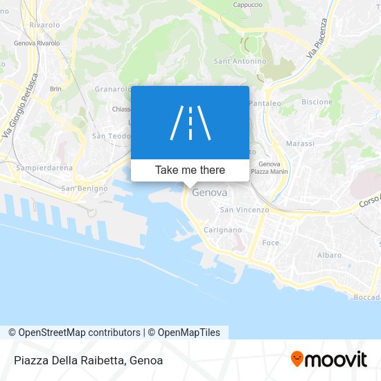 Piazza Della Raibetta map