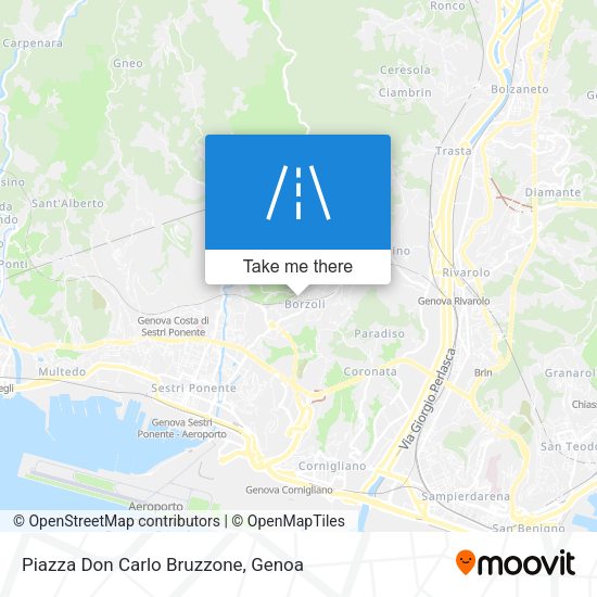 Piazza Don Carlo Bruzzone map