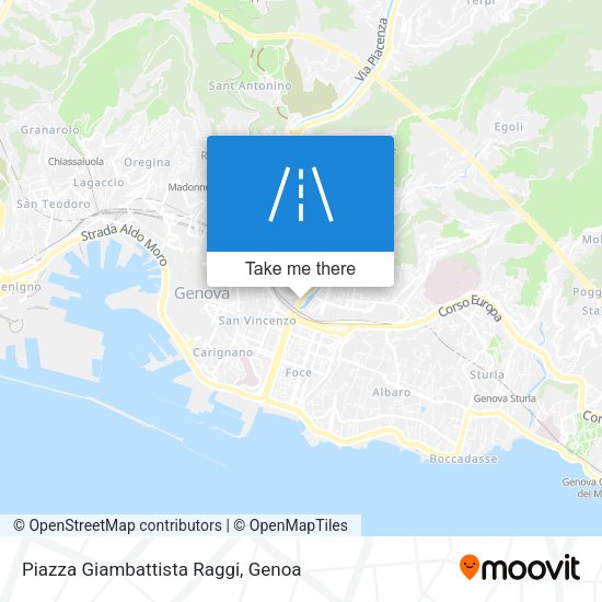 Piazza Giambattista Raggi map