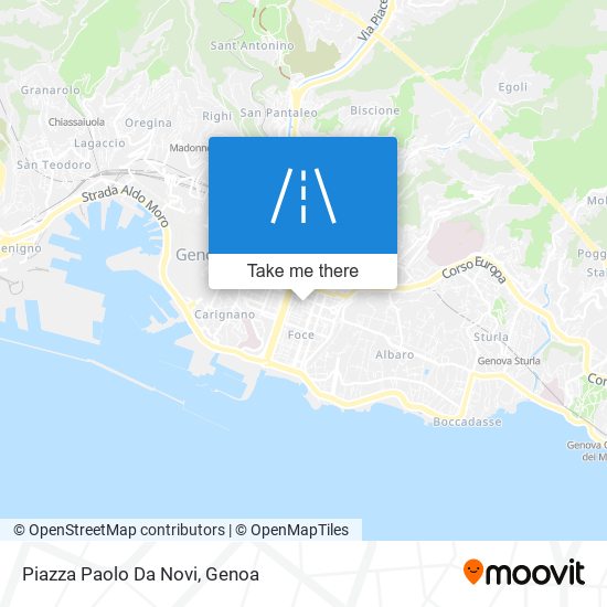 Piazza Paolo Da Novi map