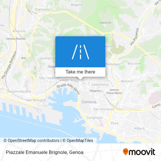Piazzale Emanuele Brignole map