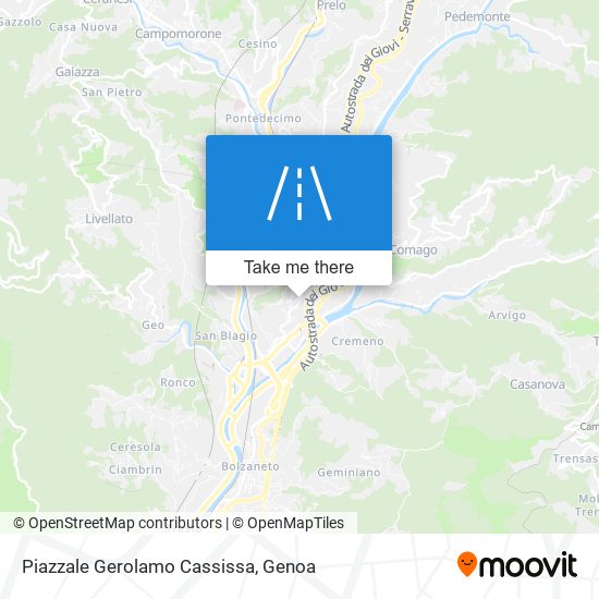 Piazzale Gerolamo Cassissa map