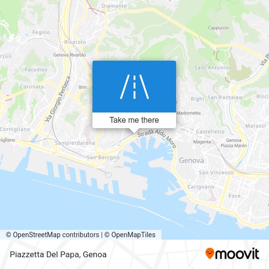 Piazzetta Del Papa map