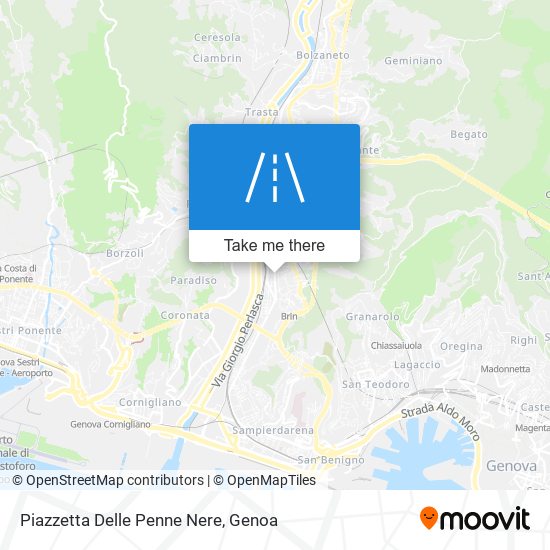 Piazzetta Delle Penne Nere map