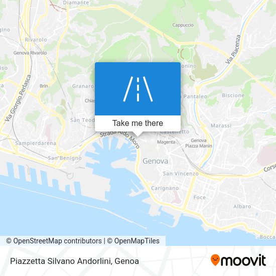Piazzetta Silvano Andorlini map