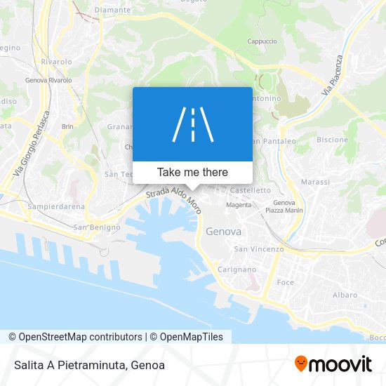 Salita A Pietraminuta map