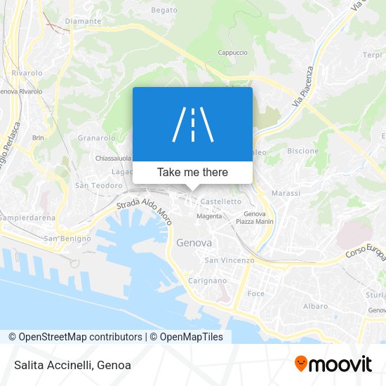 Salita Accinelli map