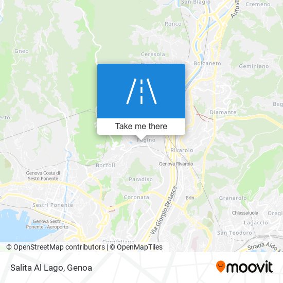 Salita Al Lago map