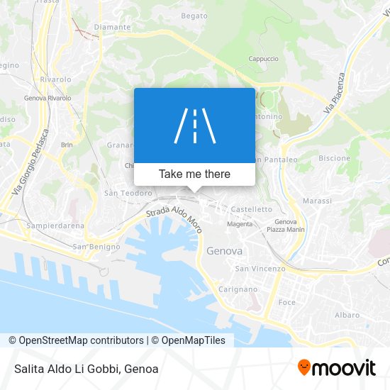 Salita Aldo Li Gobbi map