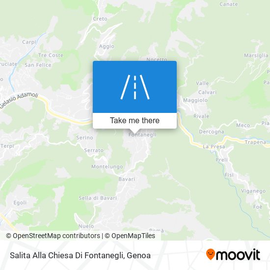 Salita Alla Chiesa Di Fontanegli map