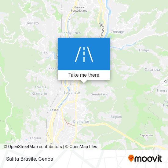 Salita Brasile map