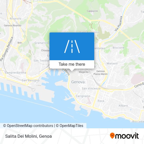 Salita Dei Molini map