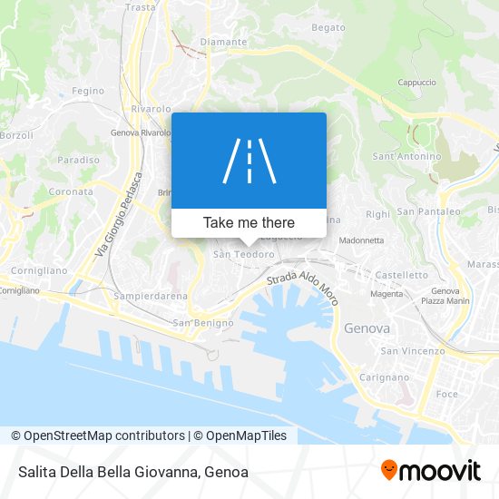 Salita Della Bella Giovanna map