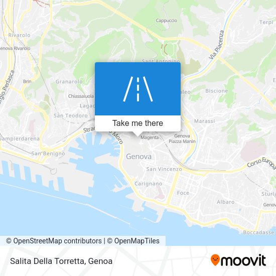 Salita Della Torretta map