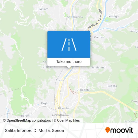 Salita Inferiore Di Murta map