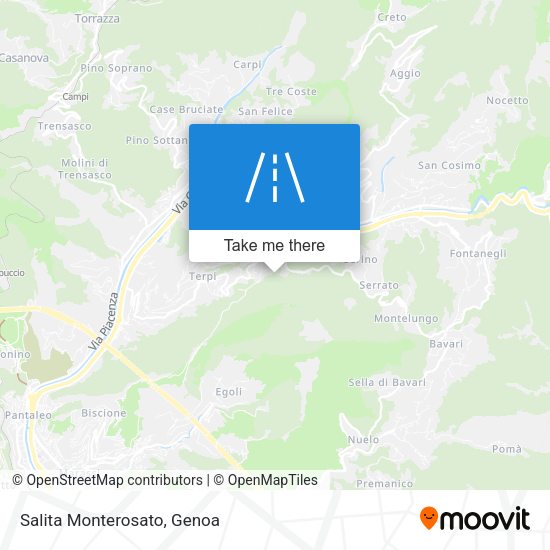 Salita Monterosato map