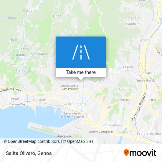 Salita Olivaro map