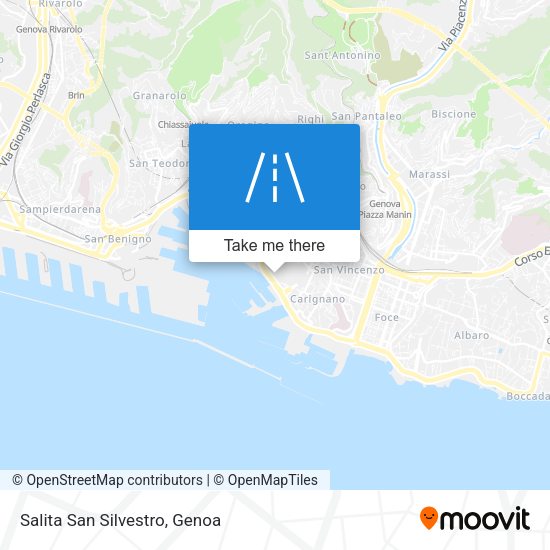 Salita San Silvestro map