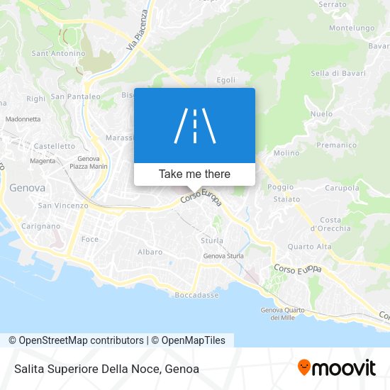 Salita Superiore Della Noce map