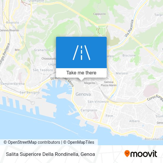 Salita Superiore Della Rondinella map