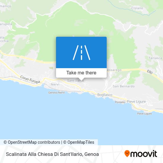 Scalinata Alla Chiesa Di Sant'Ilario map