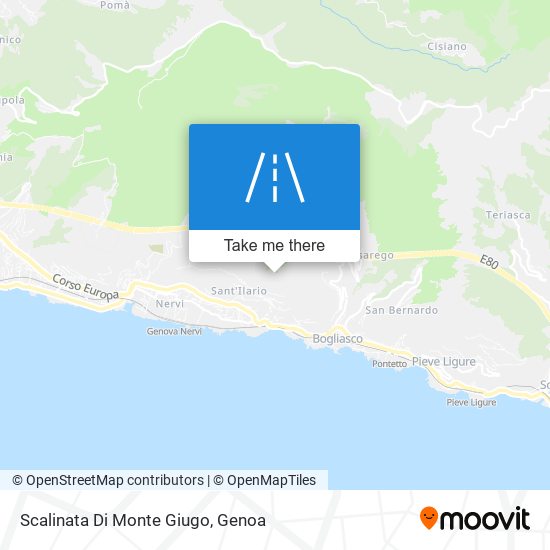 Scalinata Di Monte Giugo map