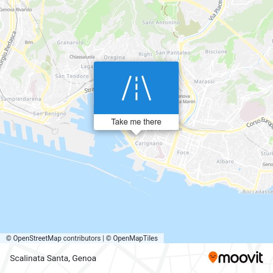Scalinata Santa map