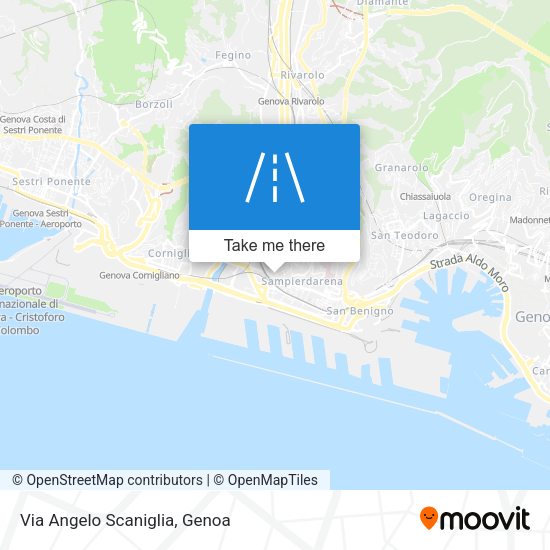 Via Angelo Scaniglia map