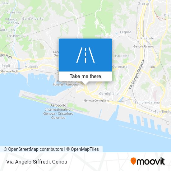 Via Angelo Siffredi map