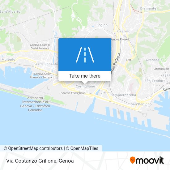 Via Costanzo Grillone map