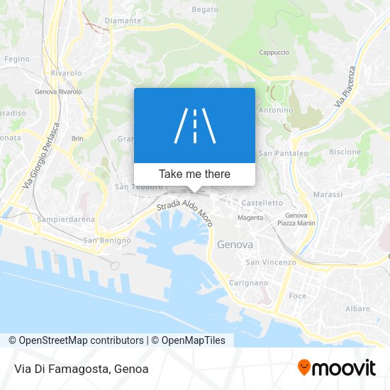 Via Di Famagosta map