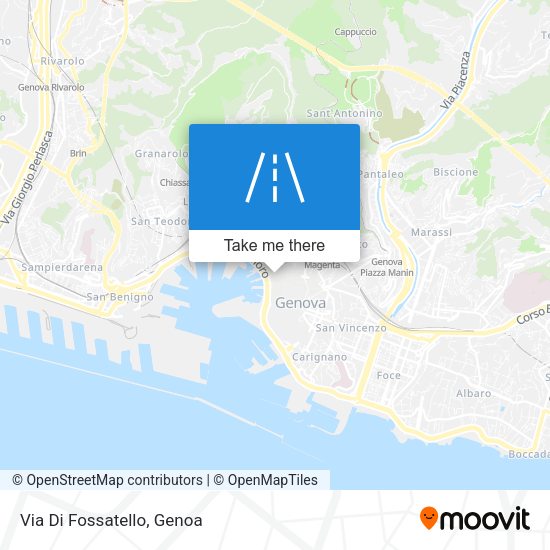 Via Di Fossatello map
