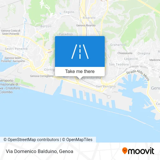 Domenico Balduino Street map