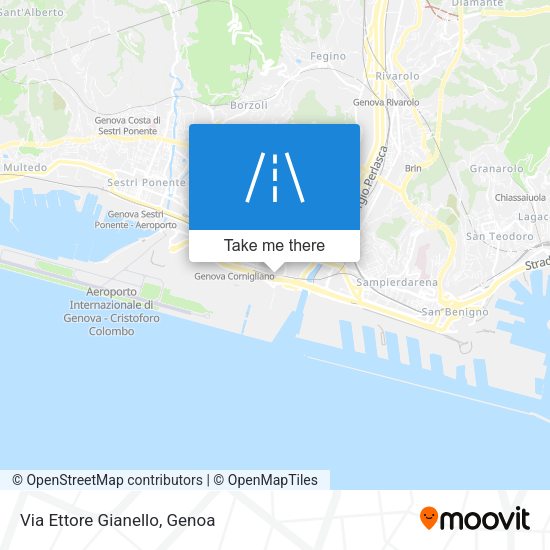 Via Ettore Gianello map