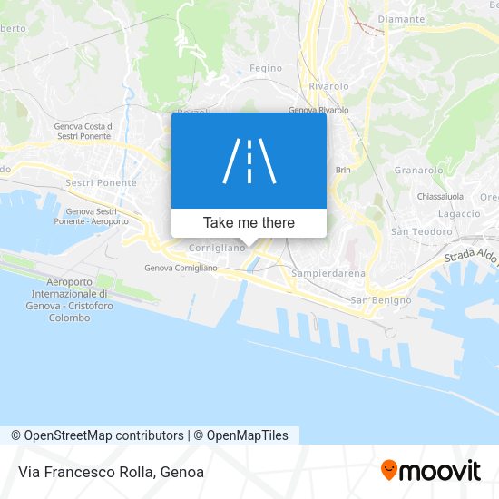 Via Francesco Rolla map