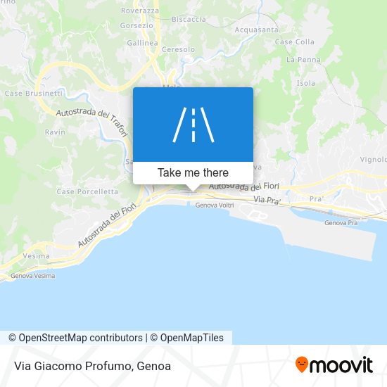 Via Giacomo Profumo map