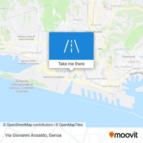 Via Giovanni Ansaldo map