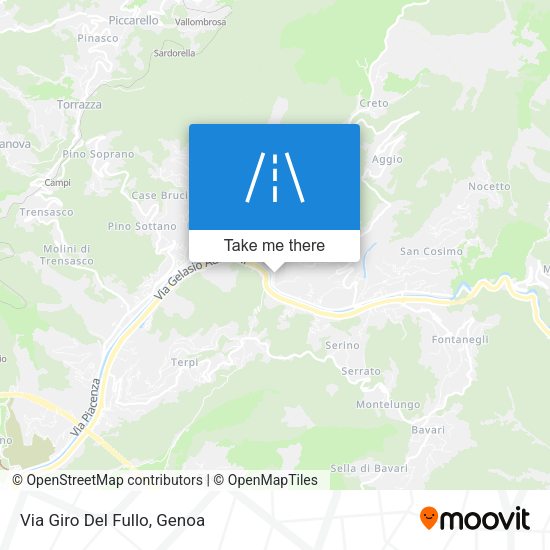 Via Giro Del Fullo map