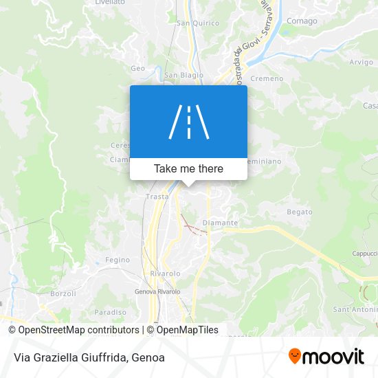 Via Graziella Giuffrida map