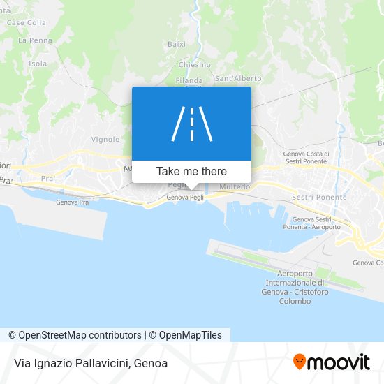 Via Ignazio Pallavicini map