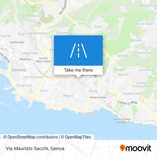 Via Maurizio Sacchi map