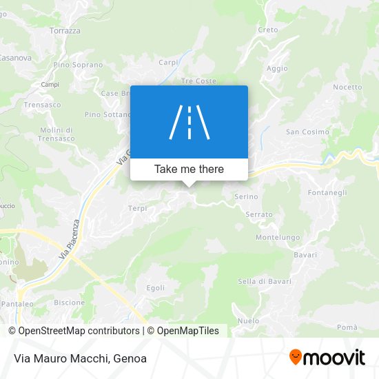 Via Mauro Macchi map