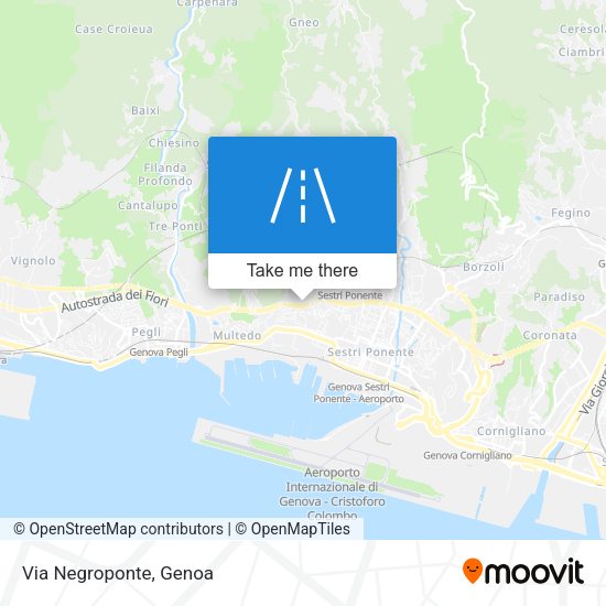 Via Negroponte map